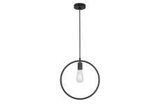 Стельовий світильник FIJA,2805,koło,AC220-240V,50/60Hz,1*E27, max.40W, IP20, діаметр 31,5cm, одинарний Чорний