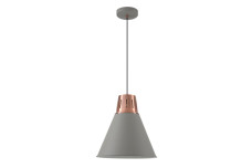 Стельовий світильник GIANNI L,8167,AC220-240V,50/60Hz,1*E27,max.40W,IP20, діаметр 32cm, одинарний сірий / золотий