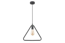 Стельовий світильник GIJA,2621, трикутник,AC220-240V,50/60Hz,1*E27,max.40W,IP20,38cmx10cm, одинарний ,Чорний