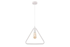 Стельовий світильник GIJA,2812, трикутник, AC220-240V,50/60Hz,1*E27,max.40W,IP20,38cmx10cm, одинарний Білий