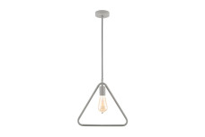 Стельовий світильник GIJA,2751, трикутник,AC220-240V,50/60Hz,1*E27,max.40W,IP20,38cm x 10cm, одинарний Сірий