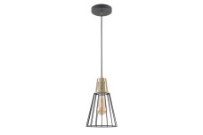 Стельовий світильник KALIOPE,8068,AC220-240V,50/60Hz,1*E27,max.40W,IP20, діаметр 18cm, одинарний Чорний / Золотий