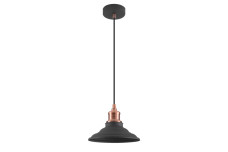 Стельовий світильник LORET M,8731,AC220-240V,50/60Hz,1*E27, max.40W,діаметр 20,5cm,IP20, одинарний Чорний