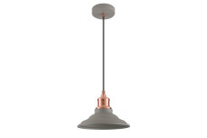Стельовий світильник LORET M,8854,AC220-240V,50/60Hz,1*E27, max.40W, діаметр 20,5cm,IP20, одинарний Сірий