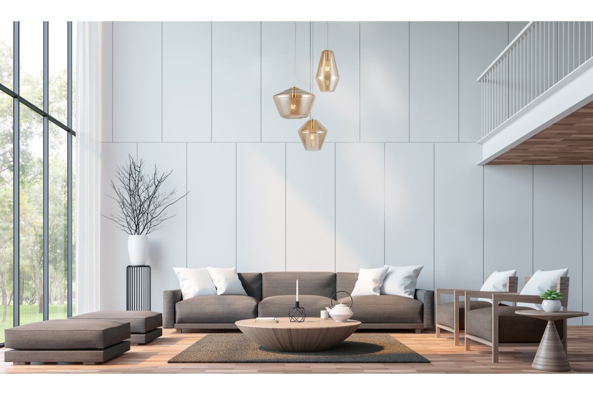 Стельовий світильник LIME 3P,7993,AC220-240V,50/60Hz,3*E27, IP20,діаметр 35 CM,потрійний, золотий