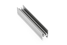 Алюмінієвий профіль верхня планка 10/4мм, L=4,05 м, колір silver anodising