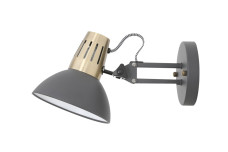 Настінний світильник ARTEMIA,2195,AC220-240V,50/60Hz,1*E27, max.40W, IP20, діаметр 16,3cm, одинарний Чорний