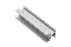 Світлодіодна перегородка алюмінієвого профілю вузька, шипована GLAX silver PLATE 19mm L= 3007 мм