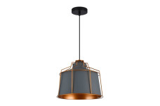Стельовий світильник GOA , 3550,AC220-240V,50/60Hz,1*E27, IP20,діаметр 32 CM, одинарний , Сірий