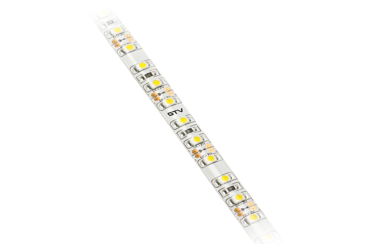 Світлодіодна стрічка 3528, DC12В, 600LED/5м, 9.6 Вт/м, 520 лм/м, 6500К, IP65, рулон 5 м