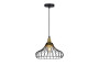 Стельовий світильник LOTTE,2622,AC220-240V,50/60Hz,1*E27, IP20,діаметр 33 CM, одинарний ,Чорний / Золотий