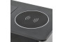 Меблева розетка AVARO PLUS, 1хSHUKO, USB A+C, індукційний зарядний пристрій 5 Вт, кабель 1.5 м, чорний