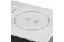 Меблева розетка AVARO PLUS, 1хSHUKO, USB A+C, індукційний зарядний пристрій 5 Вт, кабель 1.5 м, алюміній