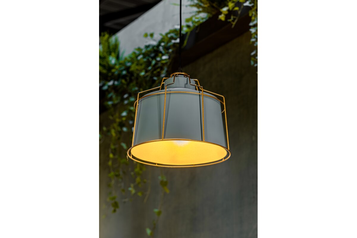 Стельовий світильник GOA , 3550,AC220-240V,50/60Hz,1*E27, IP20,діаметр 32 CM, одинарний , Сірий