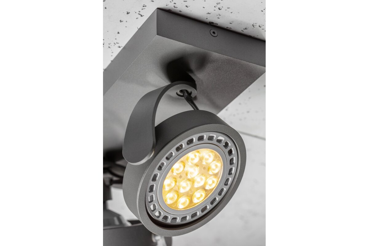 Стельовий світильник Wally,4304,AC220-240V, 50/60 Hz, IP 20 ,2*Gu10,ES111,подвійний, графіт