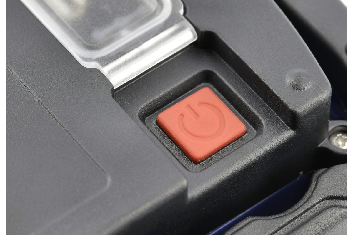 Прожектор світлодіодний з акумуляторною батареєю ONYX, 20 Вт, 1600 лм, 6400K, USB 5В/1A, RA>80, IP54, 120°, синій