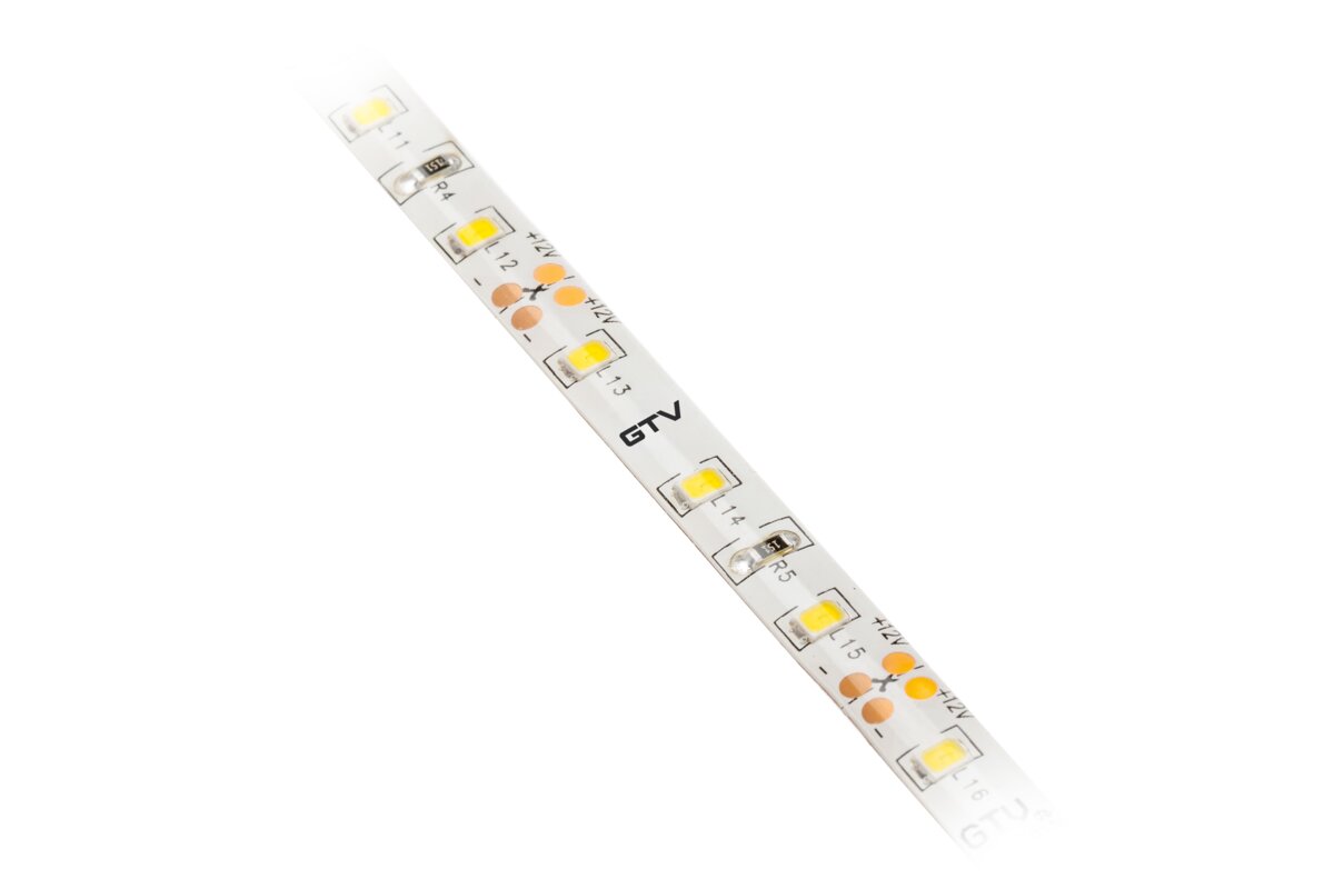 Світлодіодна стрічка 2835, DC12В, 300LED/5м, 6 Вт/м, 700 лм/м, 6500К, IP65, рулон 5 м