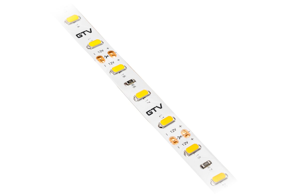Світлодіодна стрічка 5630, DC12В, 300LED/5м, 16 Вт/м, 1750 лм/м, 3200К, IP20, рулон 5 м