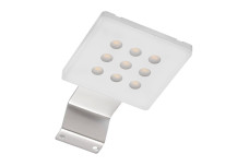 Світлодіодний квадратний світильник Evita, 12 В постійного струму, 2.2 Вт, 9 SMD5630, теплий білий, колір бі-світильника
