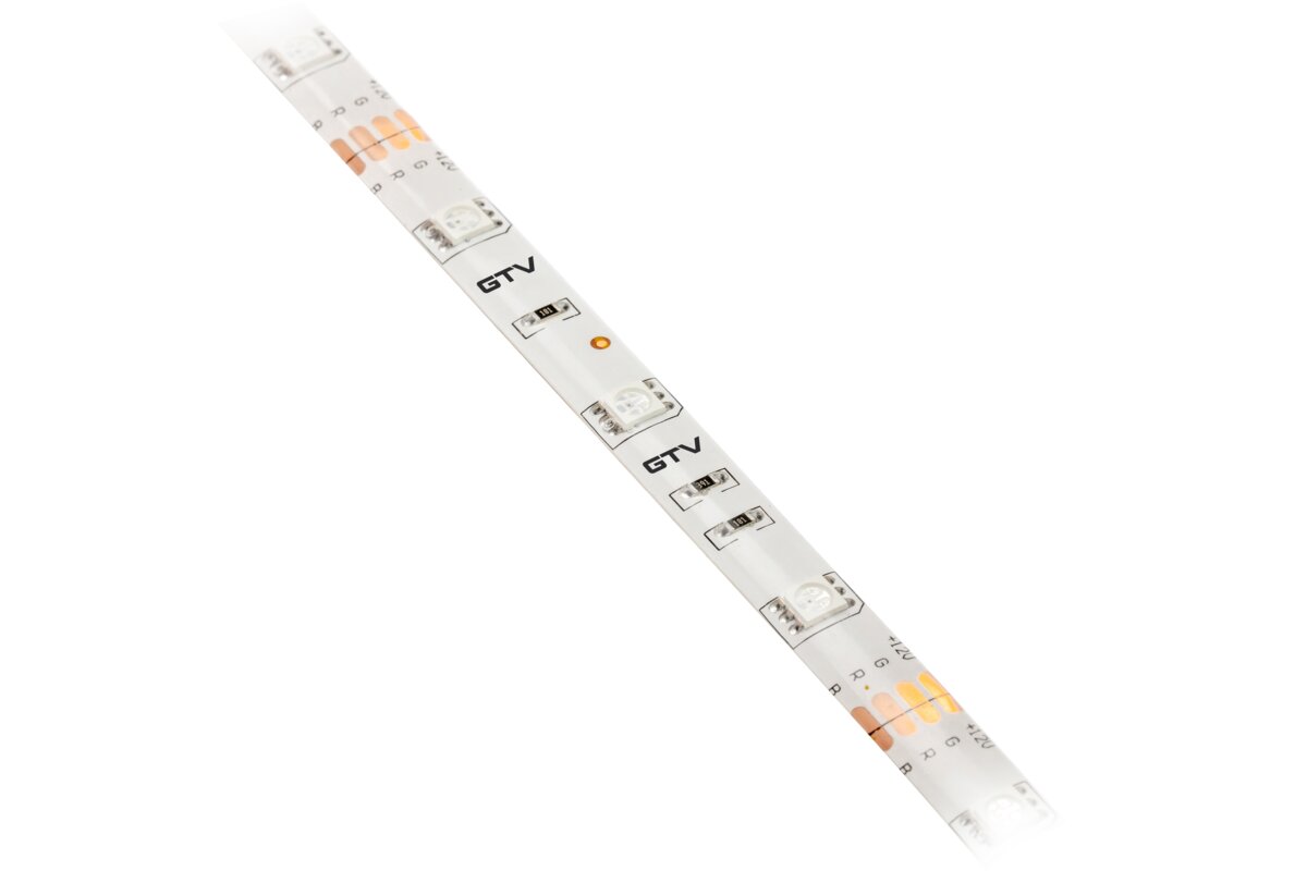 Світлодіодна стрічка RGB 5050, DC12В, 150LED/5м, 7.2 Вт/м, IP65, рулон 5 м