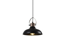 Стельовий світильник MEES,2363,AC220-240V,50/60Hz,1*E27, IP20,діаметр 30 CM, одинарний ,Чорний