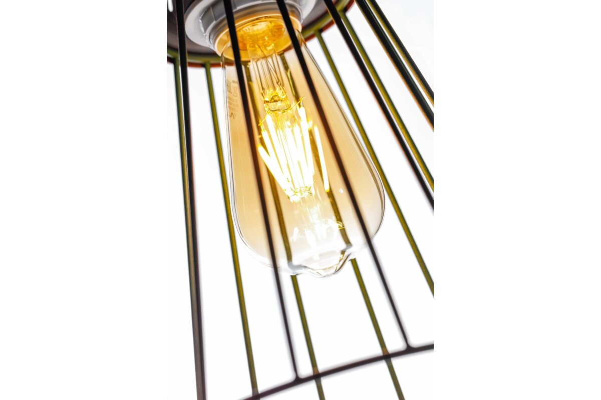 Світлодіодна лампочка декоративна,filament Vintage ,ST64,E27,4W,400lm,AC220-240V/ 50-60Hz,PF>0,5,3000K