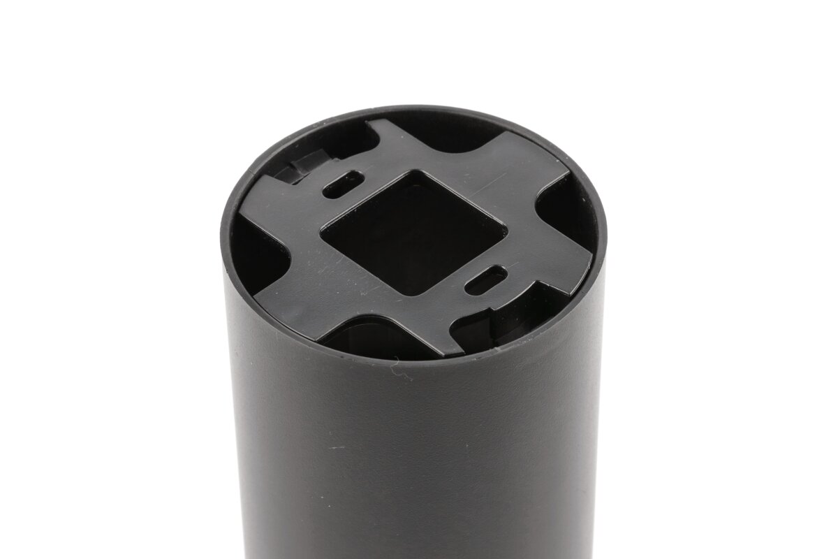 Корпус світильника стельового RESTO, макс. 10 Вт (LED ONLY), Ø80×125 мм, IP20, PC, чорний