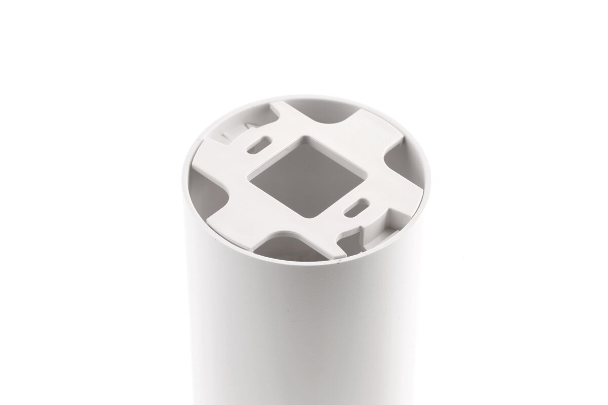 Корпус світильника стельового RESTO, макс. 10 Вт (LED ONLY), Ø80×125 мм, IP20, PC, бiлий