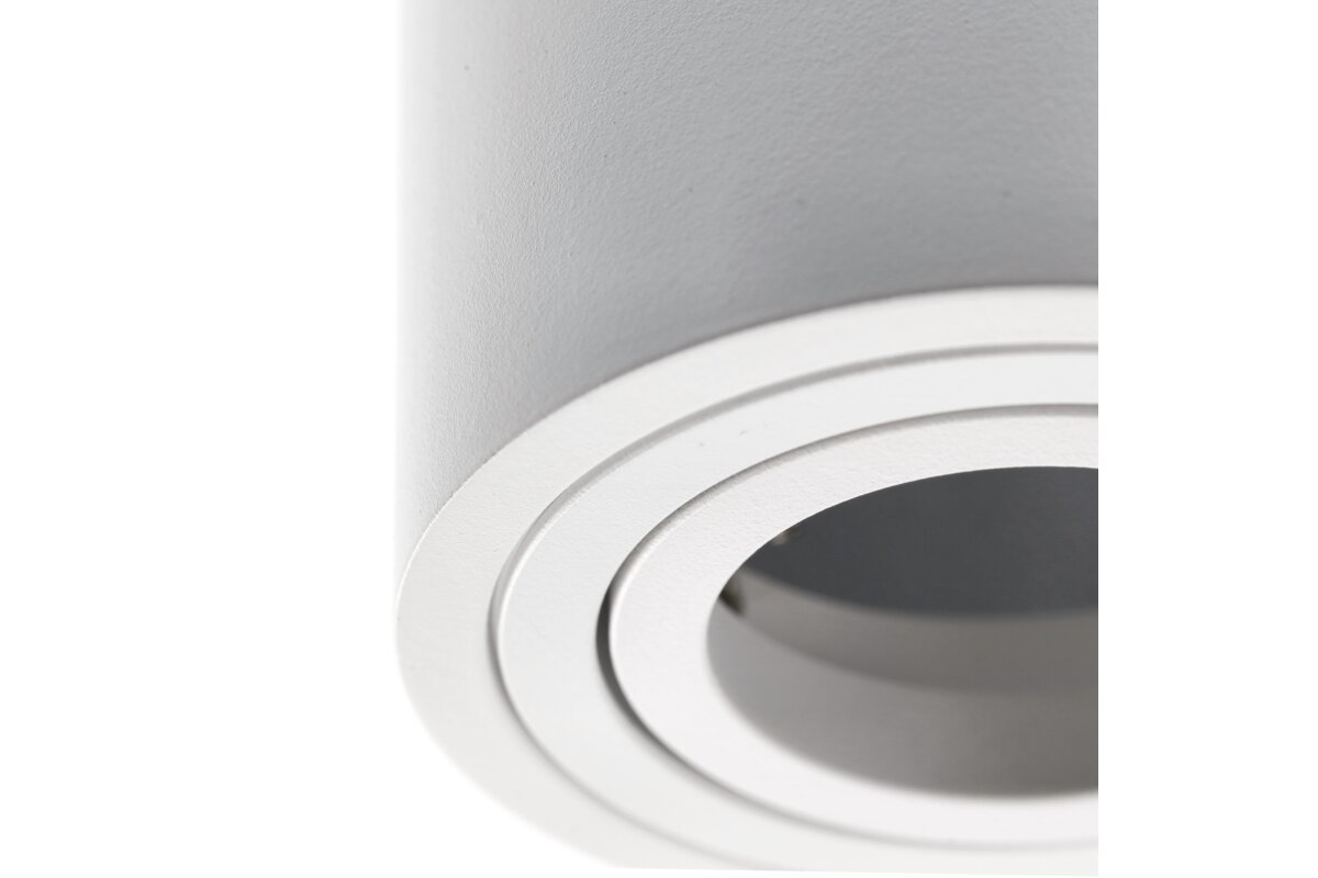 Стельовий світильник AVEIRO DUO, алюміній, 160x80x85mm, IP20, max 20W*2, круг, білий