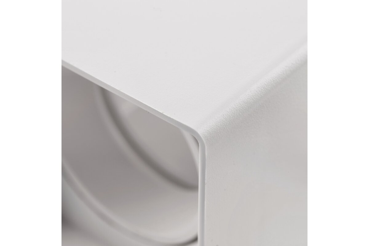 Корпус світильника стельового RESTO, макс. 10 Вт (LED ONLY), 80х80×125 мм, IP20, PC, бiлий