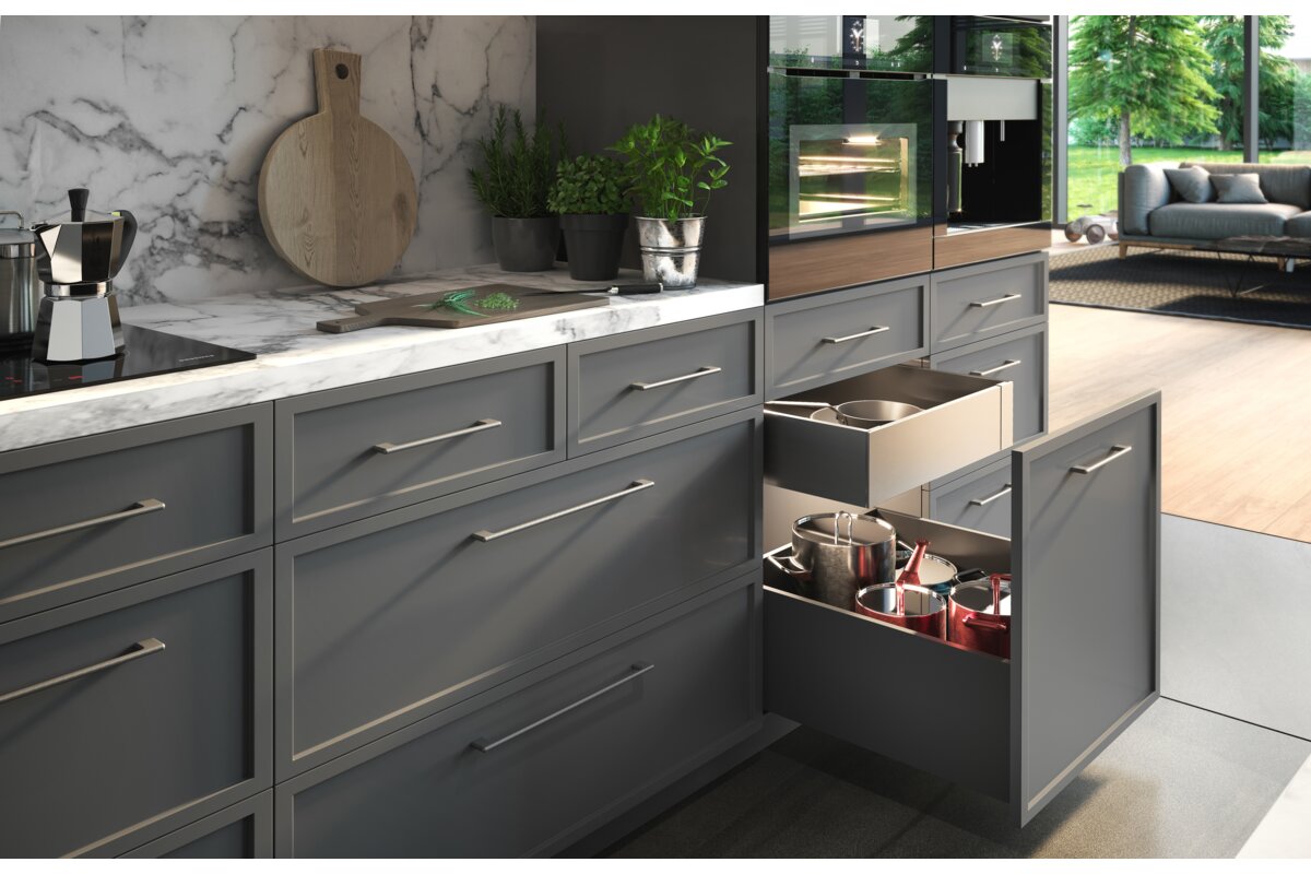 Ручка CAPRI C=256 мм, L=266 мм (ZnAL), колір хром