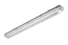 G-TECH Світильник герметичний 1×120 T8 LED (одностороннє підключення), G13, IP65, IK06, ABS/PS, сірий