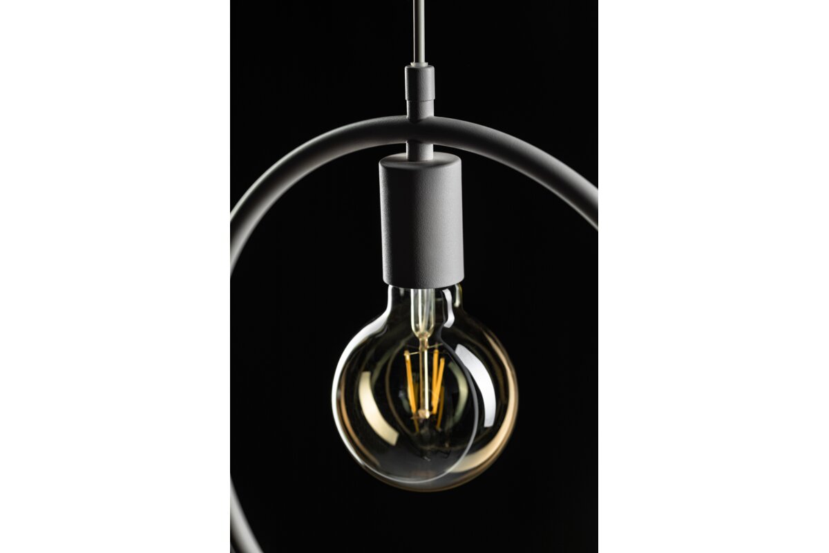 Стельовий світильник FIJA,2935,koło,AC220-240V,50/60Hz,1*E27, max.40W, IP20, діаметр 31,5cm, одинарний Сірий