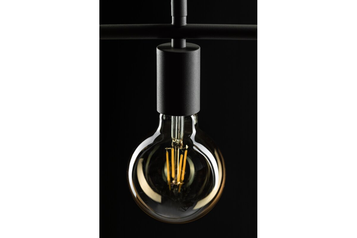 Стельовий світильник LIJA,2836, квадрат, AC220-240V,50/60Hz,1*E27, max.40W, r.29cmx10cm, одинарний Сірий