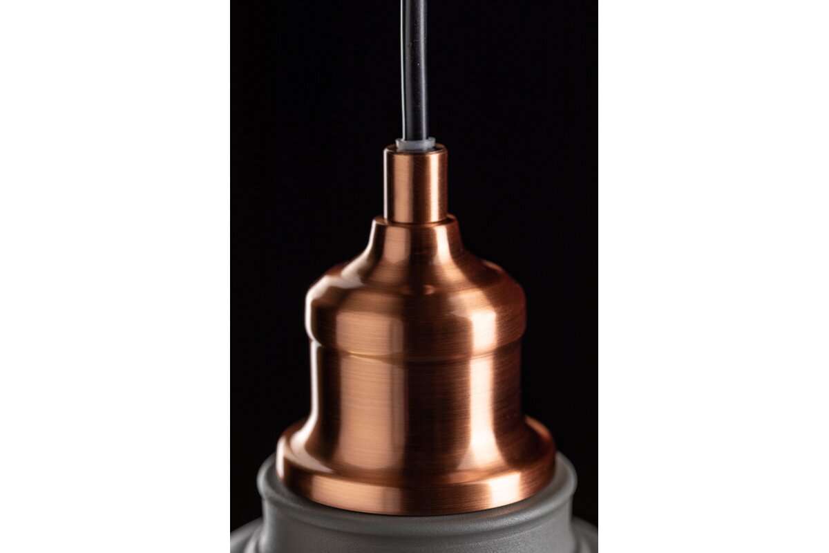 Стельовий світильник LORET M,8854,AC220-240V,50/60Hz,1*E27, max.40W, діаметр 20,5cm,IP20, одинарний Сірий