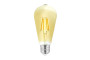Світлодіодна лампочка декоративна,filament Vintage ,ST64,E27,4W,400lm,AC220-240V/ 50-60Hz,PF>0,5,3000K