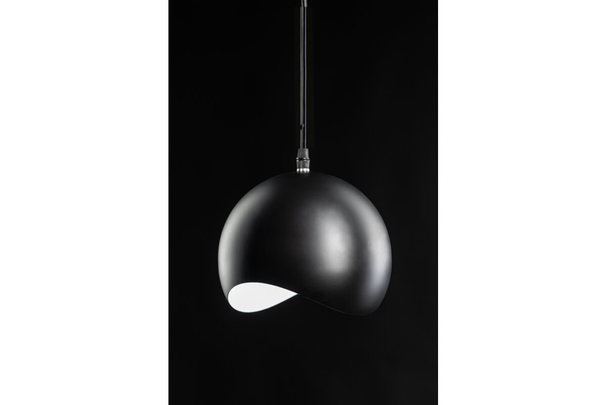 Стельовий світильник MAVIA ,0931, AC220-240V,50/60Hz,1*E27, IP20,діаметр 20 CM, одинарний , Чорний