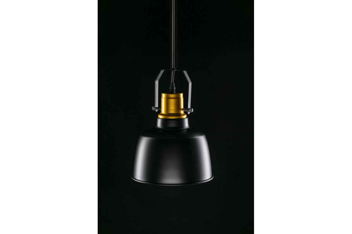 Стельовий світильник MONROE,6958,AC220-240V,50/60Hz,1*E27, IP20,діаметр 22 CM, одинарний ,Чорний / Золотий