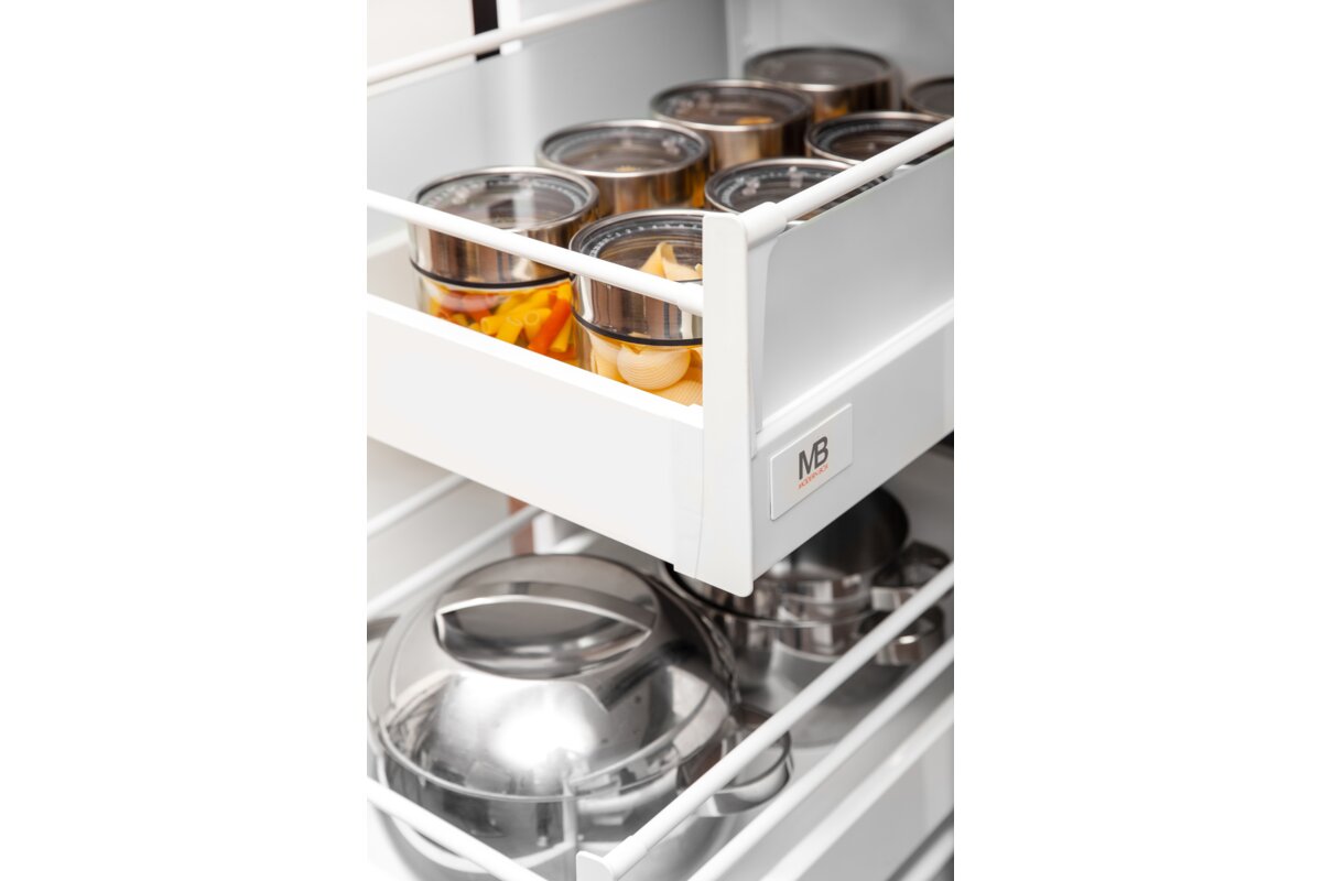 MODERN BOX L-250кпл. білий – високий (в комплекті 1 кпл. релінгів)