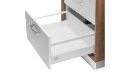 MODERN BOX (квадратна система рейлінгів) 500 мм, високий, 40 кг, колір білий