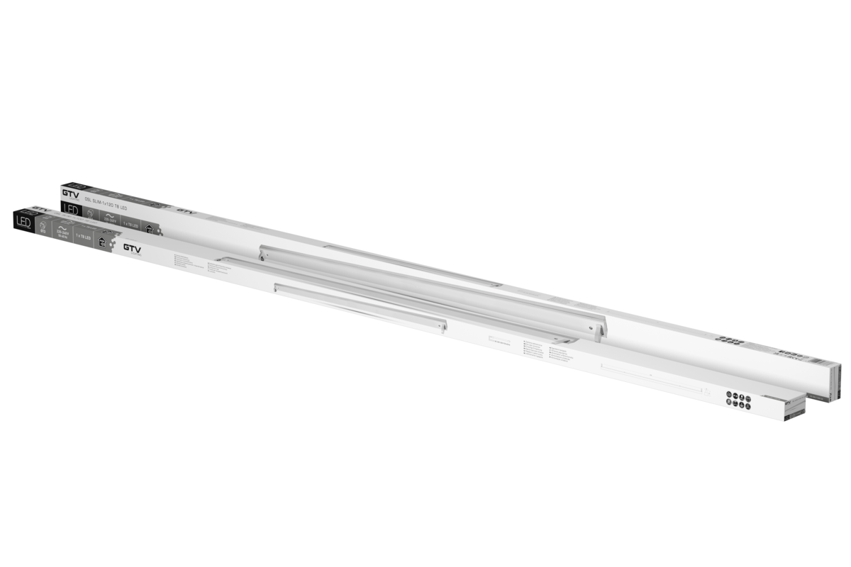 Світильник OSL SLIM-1×120, для T8 LED одностороннього живлення, G13, AC220-240В, 50/60 Гц, IP20