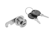 Замок для ящиків 103 циліндр 20mm хром GTV