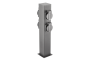 Стовпчик садовий LARGO, IP54, 4*розетки Schucko, макс. 3500W, стовпчик 360 мм, графіт