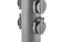 Стовпчик садовий CORTA, IP54, 4*розетки Schucko, макс. 3500W, стовпчик 360 мм, графіт