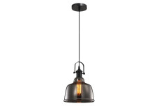 Стельовий світильник MUSCARI 2 IIB ,3862,AC220-240V,50/60Hz,1*E27, IP20,DI.22,5CM,одинарний, чорний