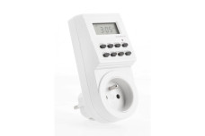 Програматор з таймером тижневий, електронний, max. 3500W, AC220-240V, 50/60Hz, IP20, білий