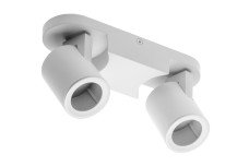 Світильник стельовий BLINK II, GU10, макс. 2*20 Вт, IP20, подвійний, білий