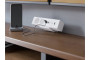 Меблева розетка BAR, 2хSHUKO, USB A+C, HDMI, RJ45 кабель 1.5 м, білий
