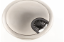 Заглушка під кабель металева fi=80, сатин GTV