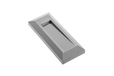 Світлодіодний світильник для сходів SILVER PB, 1 Вт, 45 лм, AC220-240V, 50/60 Гц, кут світіння 120*, IP65, прямокутний